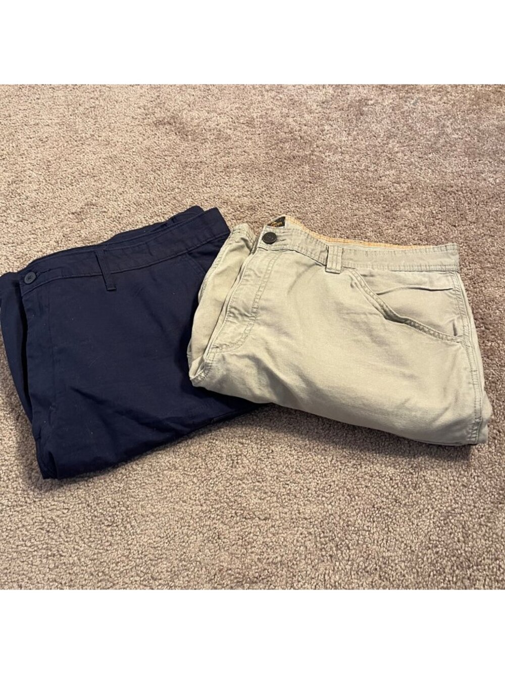 Levis & Ridgecut Mens Cargo Short Lot Cotton Size 44 Relaxed Fit Workwear Tough